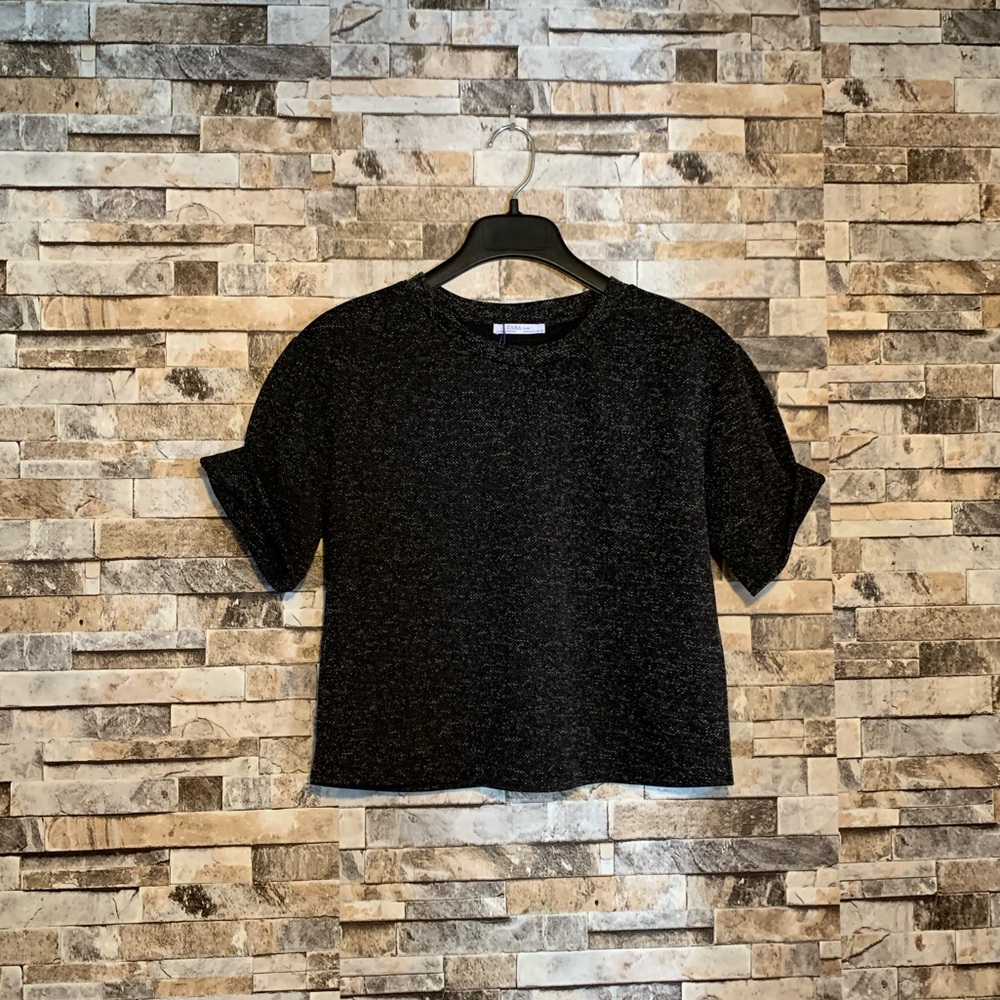 Zara Basic Cuffed Top - Picture 4 of 6